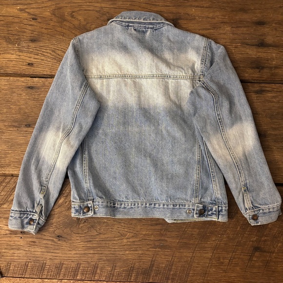 Y2K Polo Ralph Lauren Denim Denim Jacket Small 8-10 Blue‎ Cotton - Picture 7 of 7